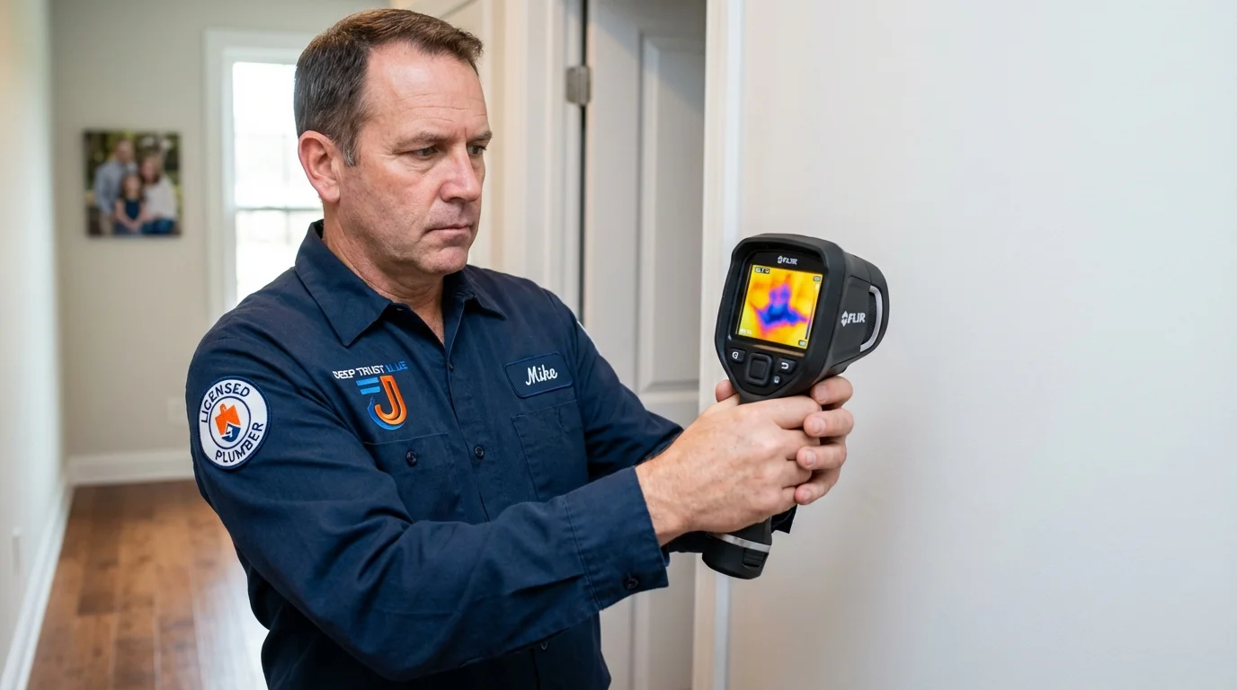 Thermal imaging leak detection by Johns Plumbing LLC in Placentia